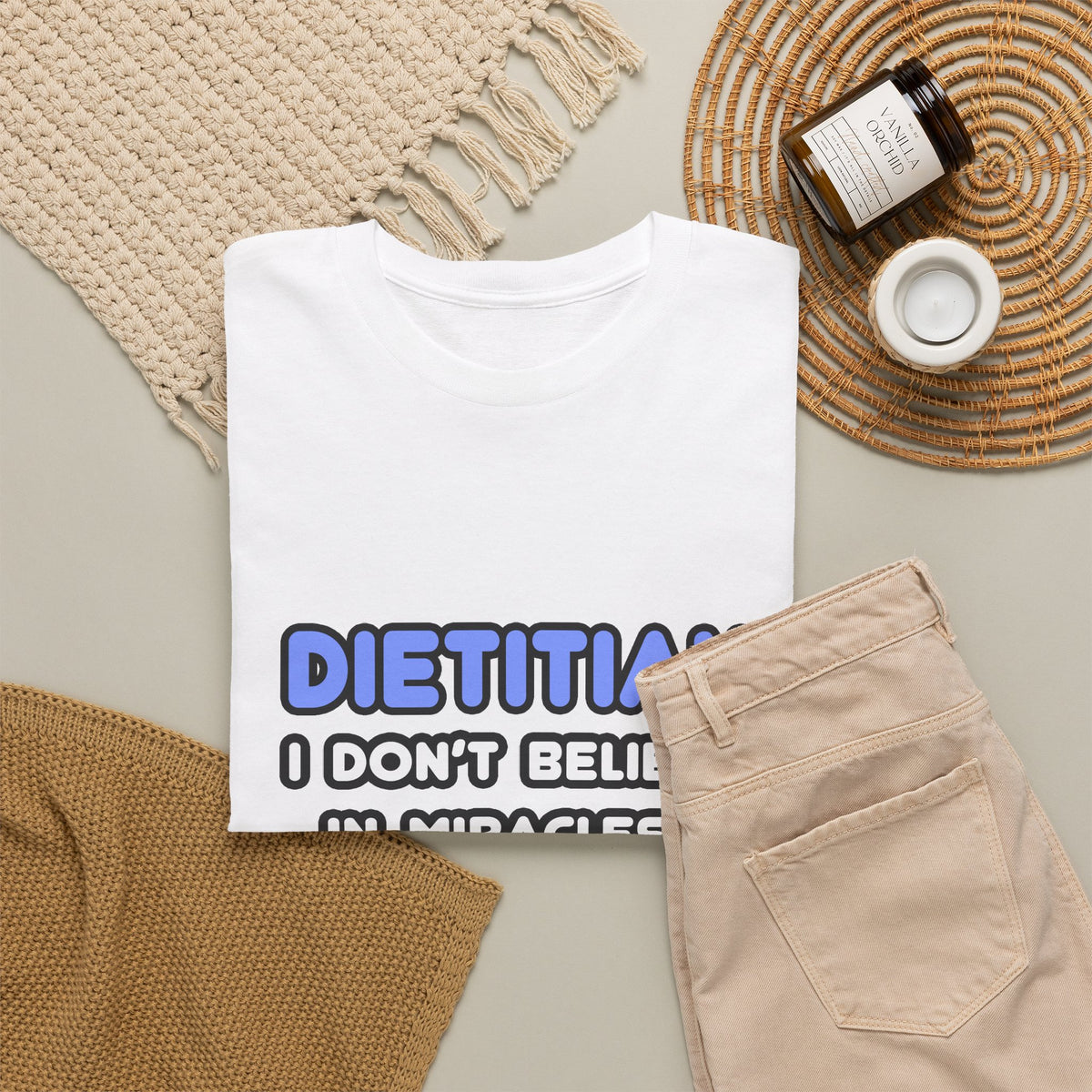 Miracles and Dietitians - Unisex Heavy Cotton Tee