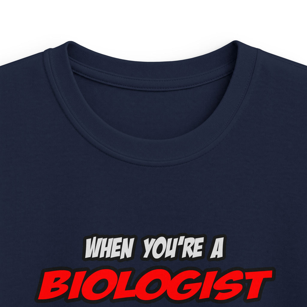 Biologist .. OMG WTF LOL - Kids Softstyle Tee