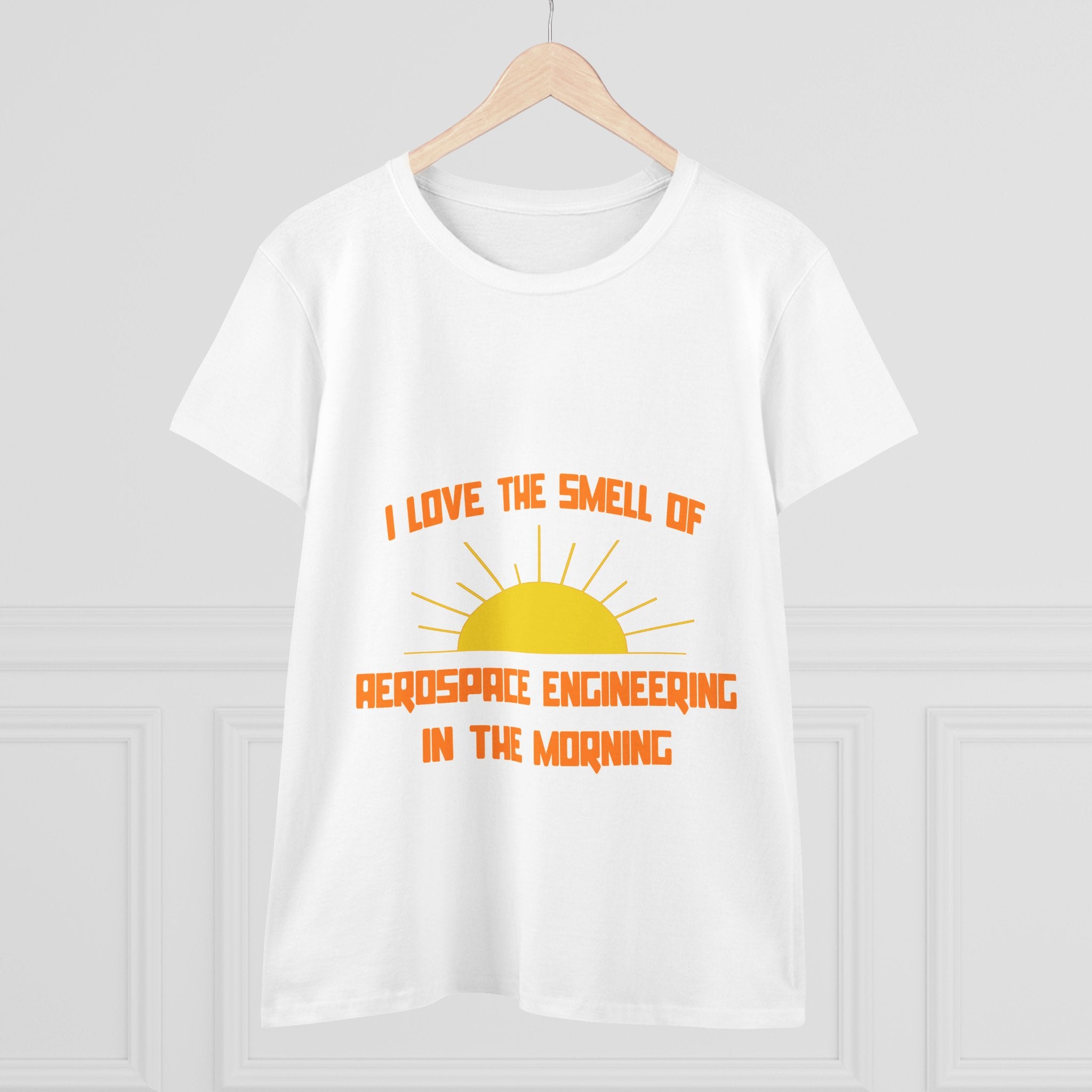 Smell of Aerospace Engineering in the Morning - Women's Midweight Cotton Tee