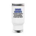 Miracles and Nurse Midwives - Stainless Steel Travel Mug with Handle, 14oz