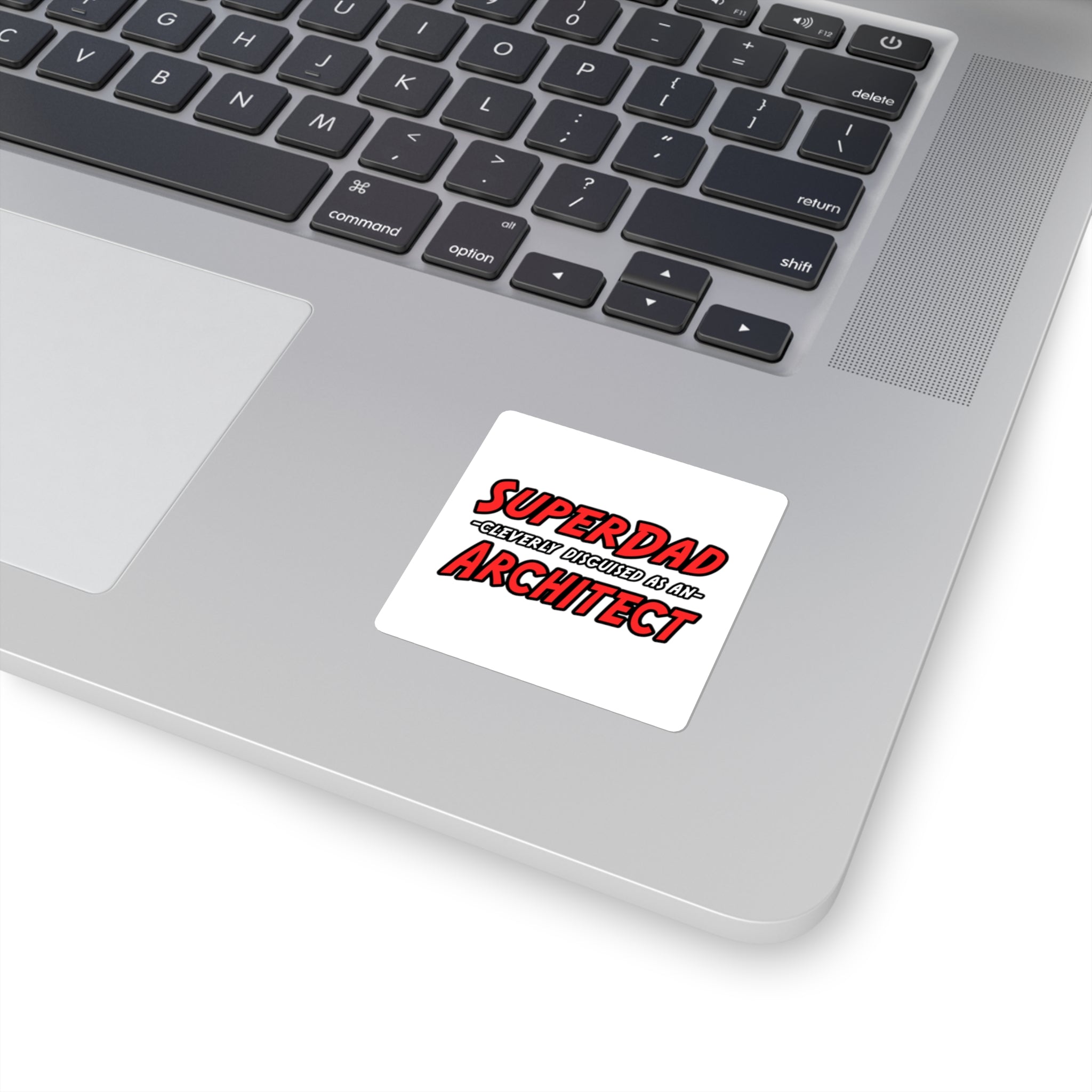 SuperDad...Architect - Square Stickers