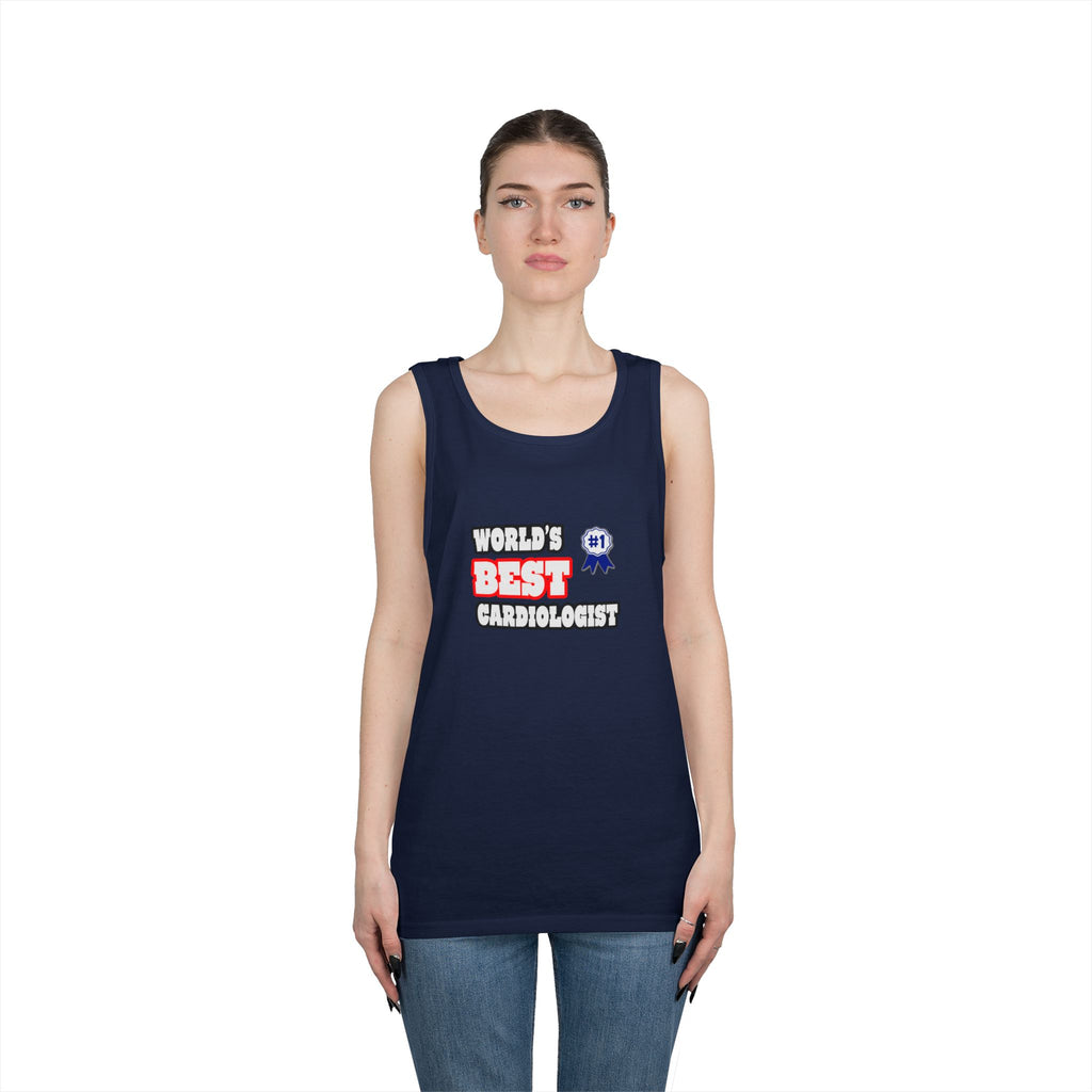 World's Best Cardiologist - Unisex Heavy Cotton Tank Top