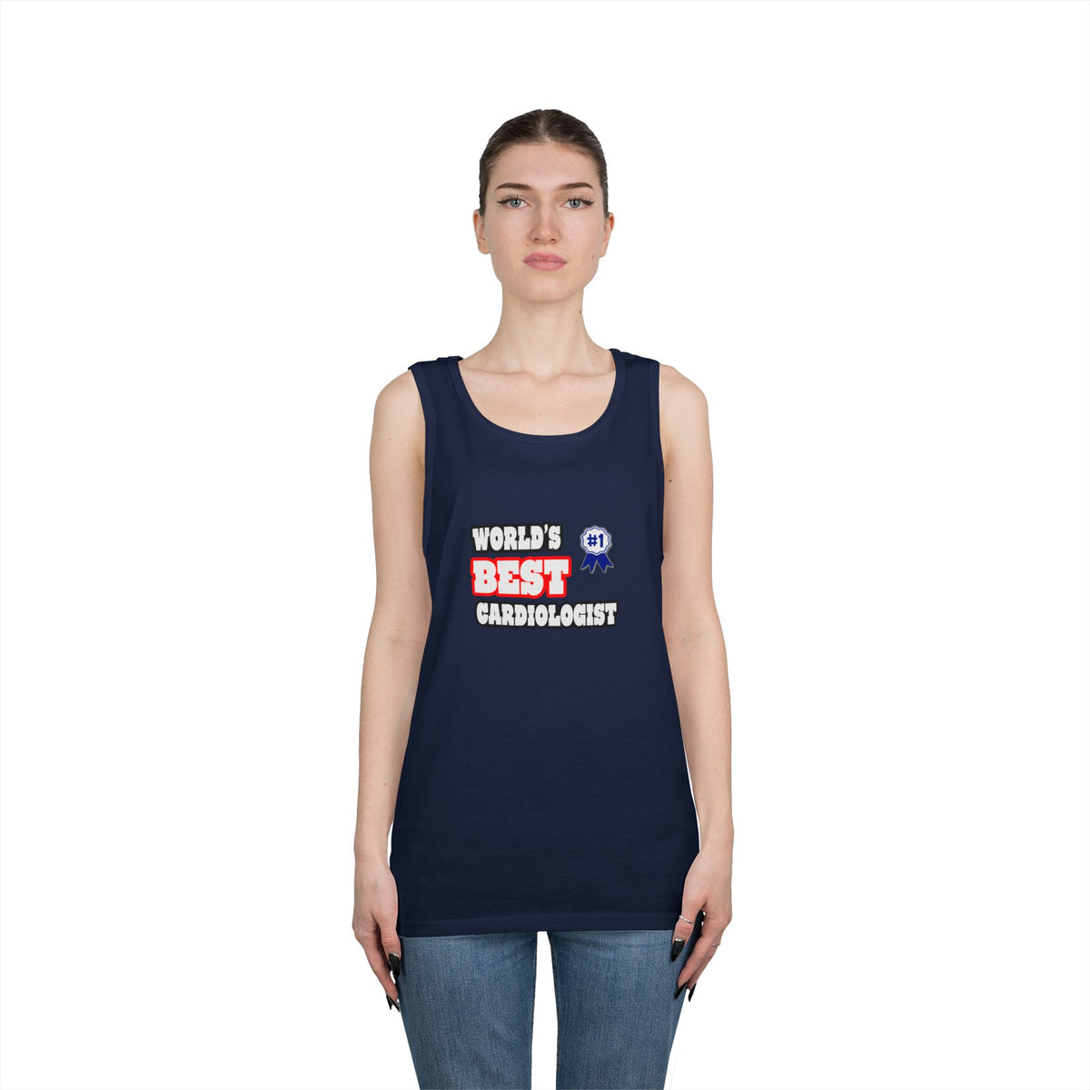World's Best Cardiologist - Unisex Heavy Cotton Tank Top