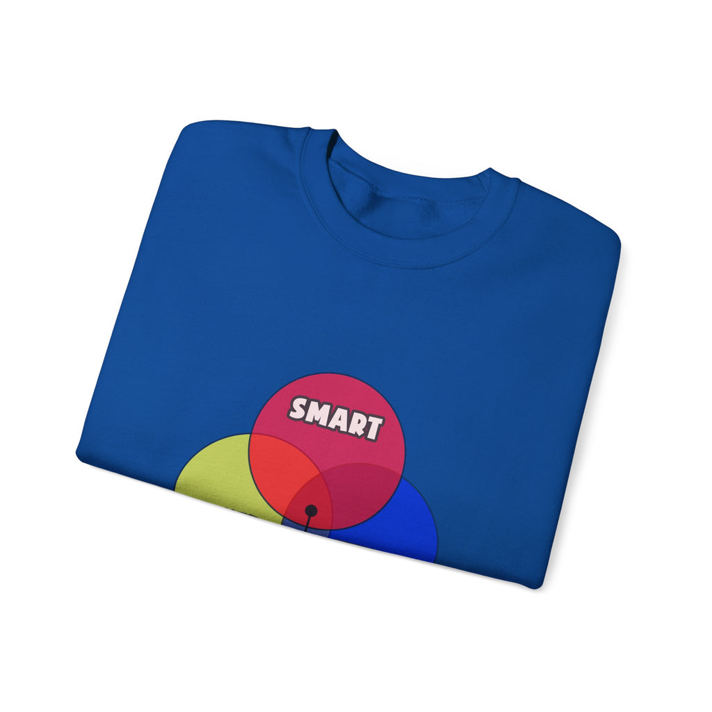 Venn Diagram .. Engineers - Unisex Heavy Blend™ Crewneck Sweatshirt