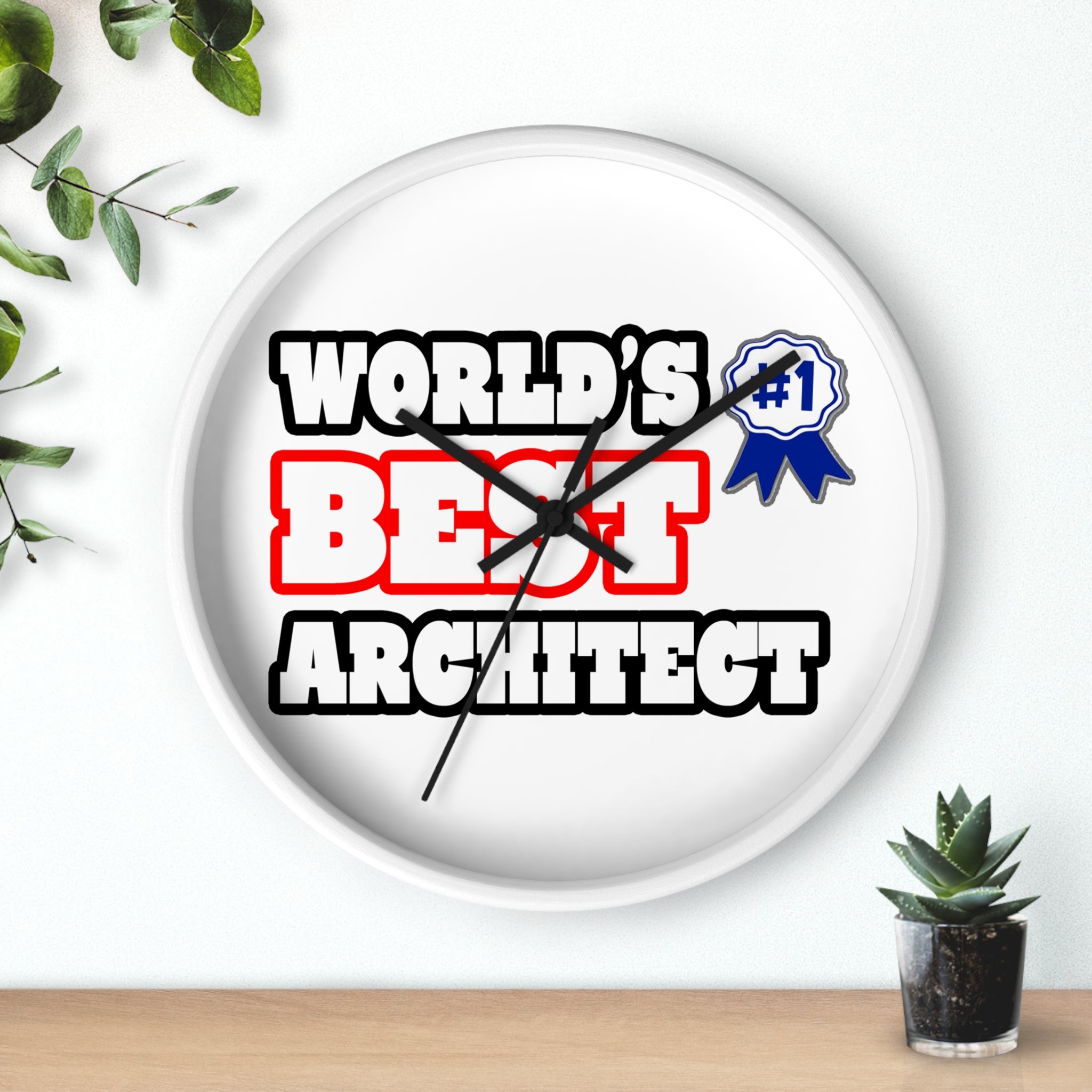 World's Best Architect - Wall Clock