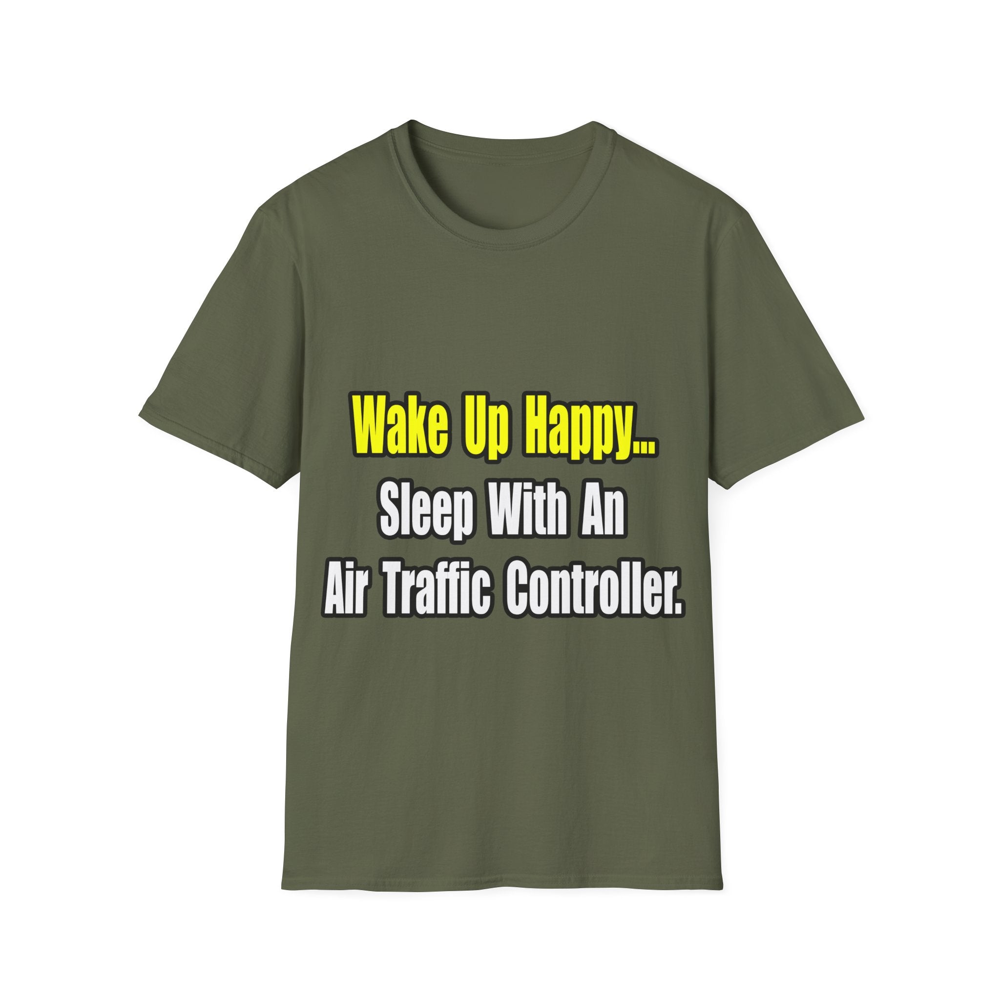Sleep With An Air Traffic Controller - Unisex Softstyle T-Shirt