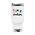 World's Best Cardiologist - Stainless Steel Travel Mug with Handle, 14oz