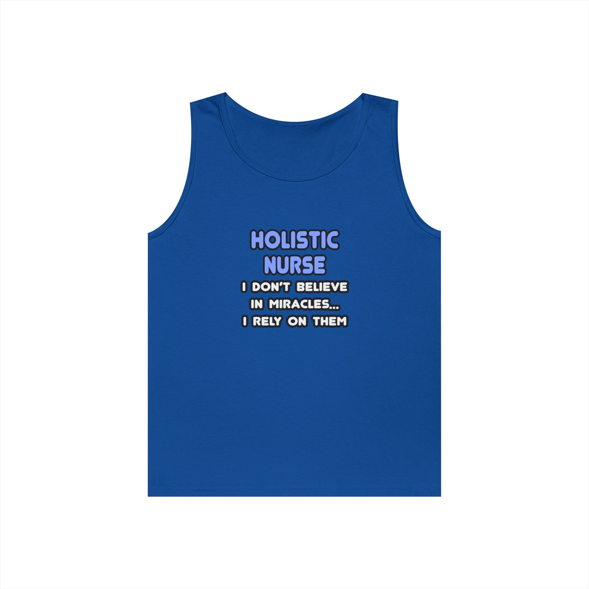 Miracles and Holistic Nurses - Unisex Heavy Cotton Tank Top