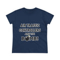 Air Traffic Controllers Are The Bomb! - Women's Midweight Cotton Tee