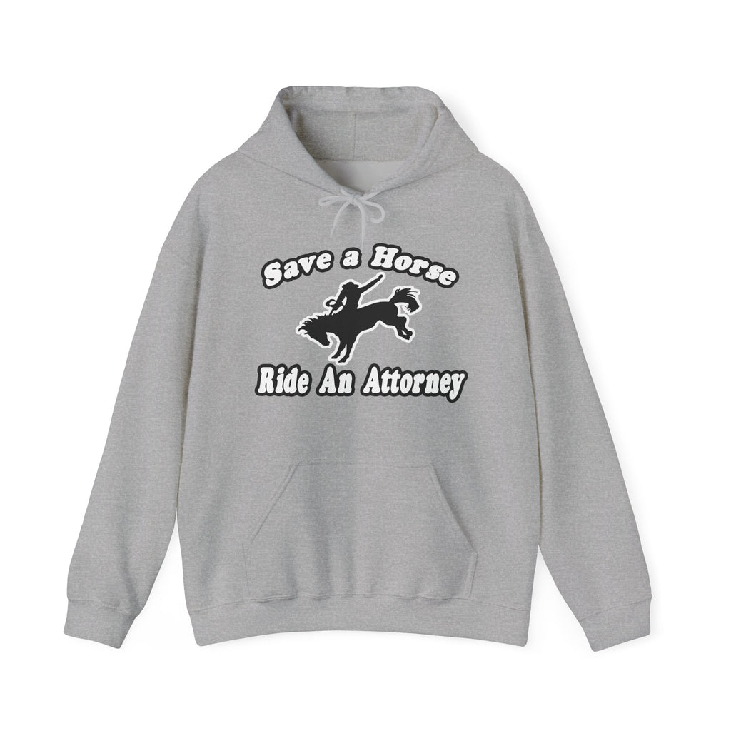 Save Horse Ride Attorney - Unisex Heavy Blend™ Hooded Sweatshirt
