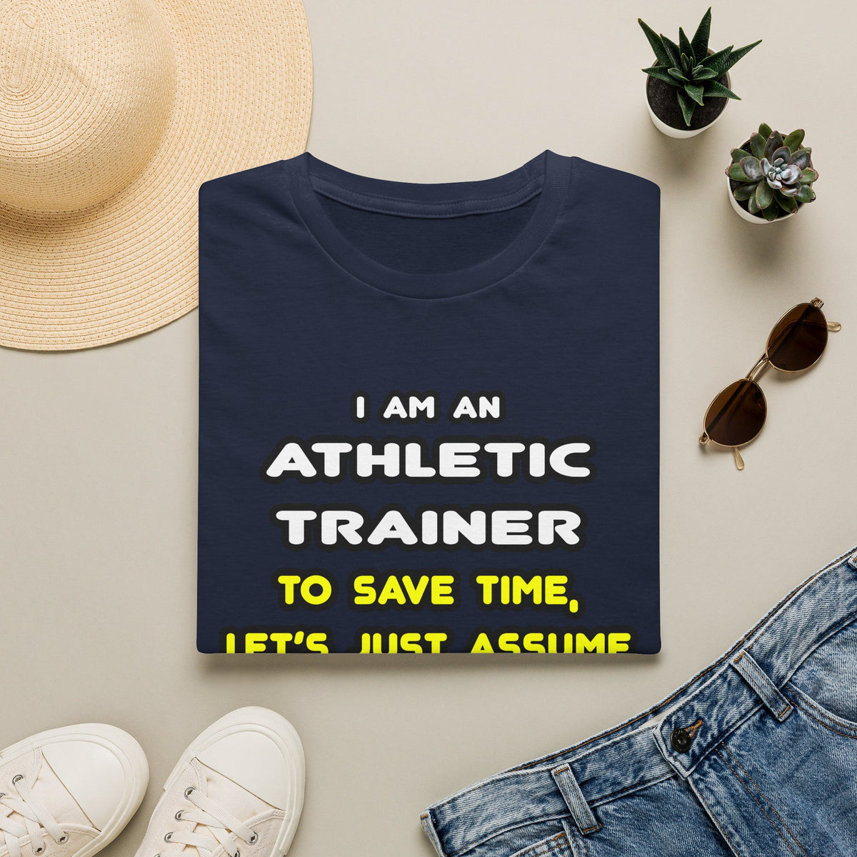 Funny Athletic Trainer T Shirts - Unisex Softstyle T-Shirt