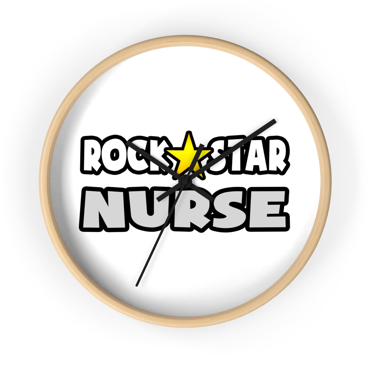 Rock Star Nurse (2) - Wall Clock