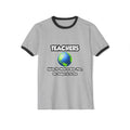 Teachers...Making the World a Better Place - Unisex Cotton Ringer T-Shirt