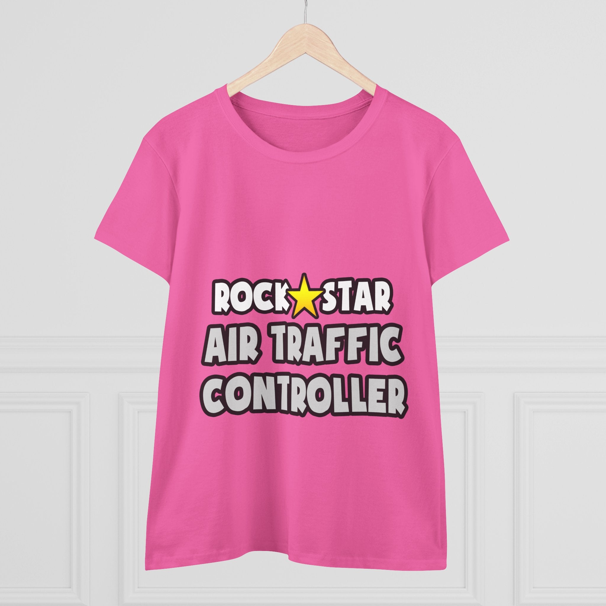 Rock Star Air Traffic Controller - Women's Midweight Cotton Tee