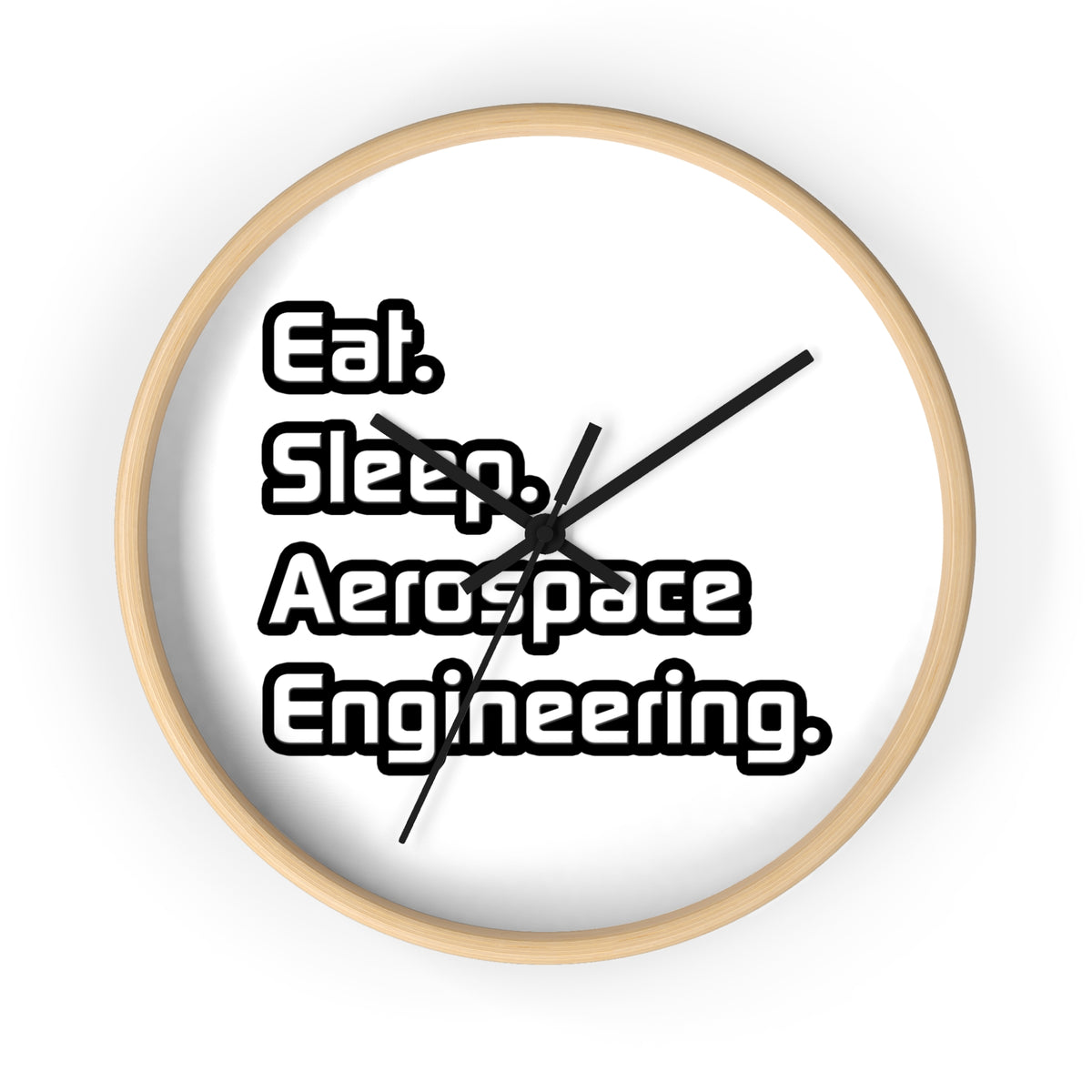 Eat. Sleep. Aerospace Engineering - Wall Clock