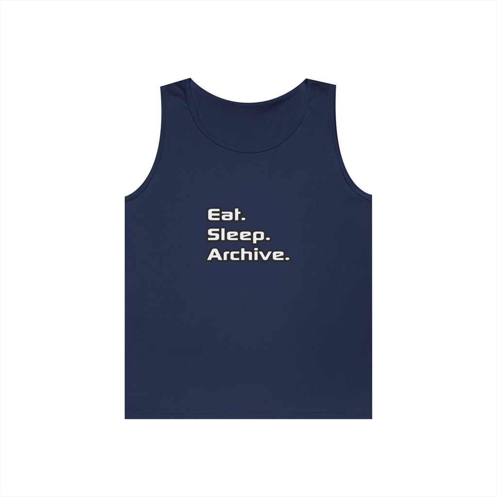 Eat. Sleep. Archive - Unisex Heavy Cotton Tank Top