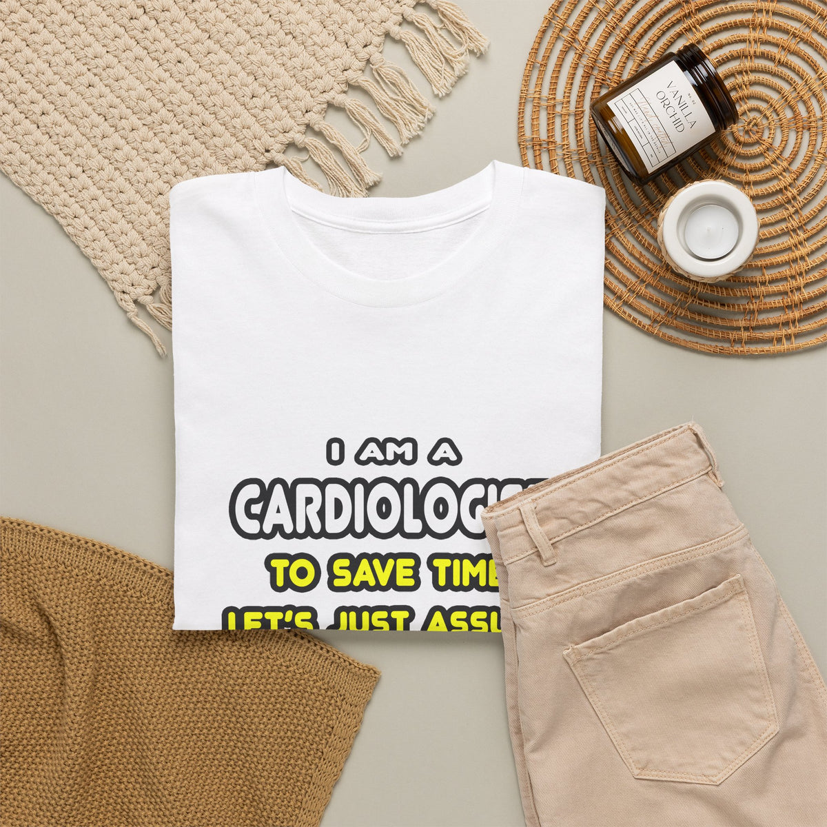 Funny Cardiologist T Shirts and Gifts - Unisex Heavy Cotton Tee