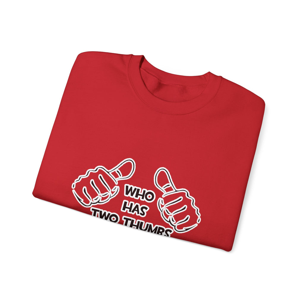 Two Thumbs .. Anesthesiologist Assistant - Unisex Heavy Blend™ Crewneck Sweatshirt