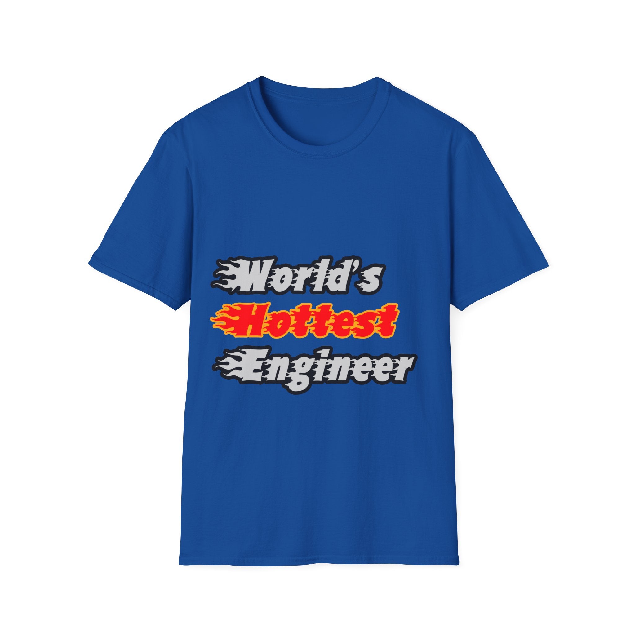 World's Hottest Engineer - Unisex Softstyle T-Shirt