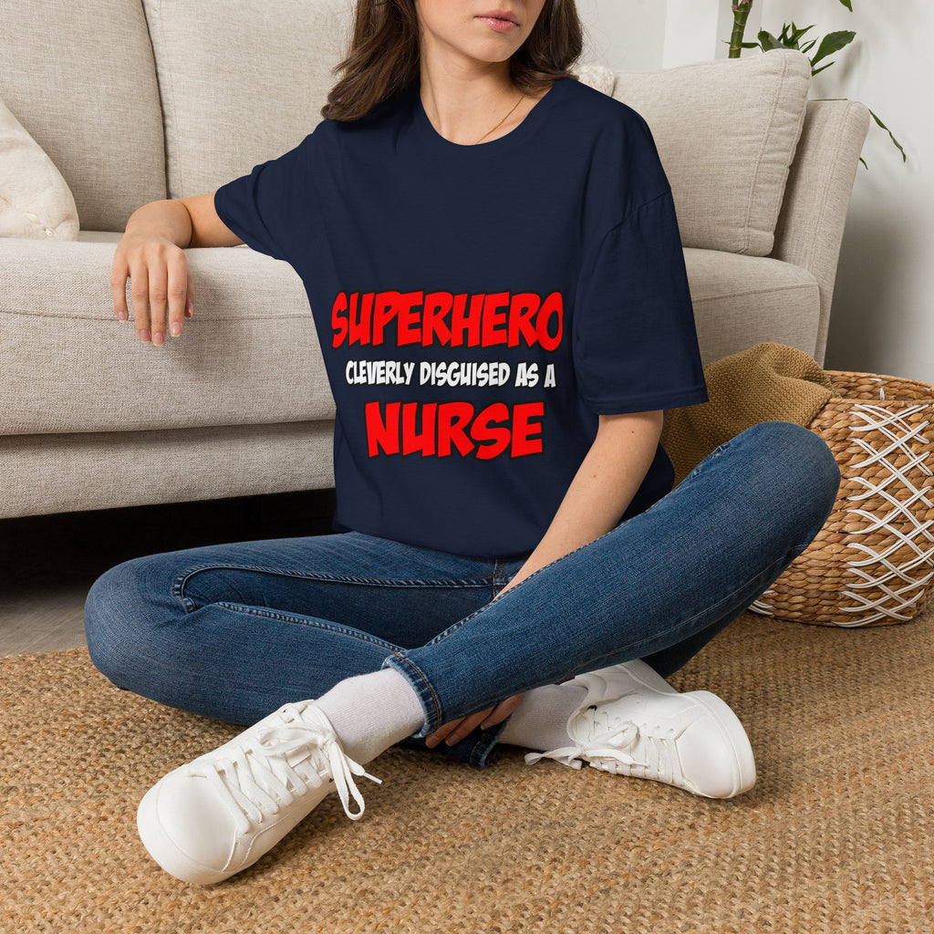 Superhero...Nurse - Unisex Softstyle T-Shirt