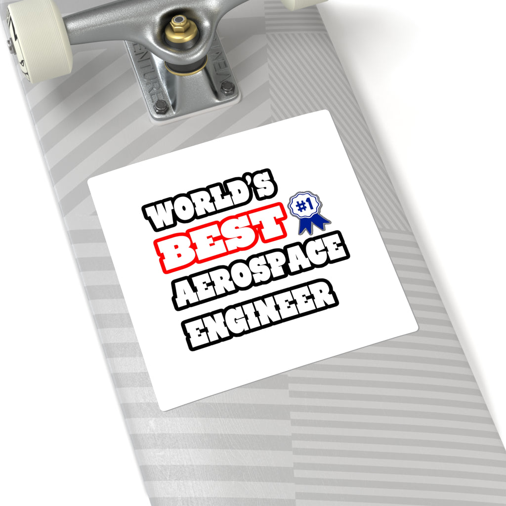World's Best Aerospace Engineer - Square Stickers