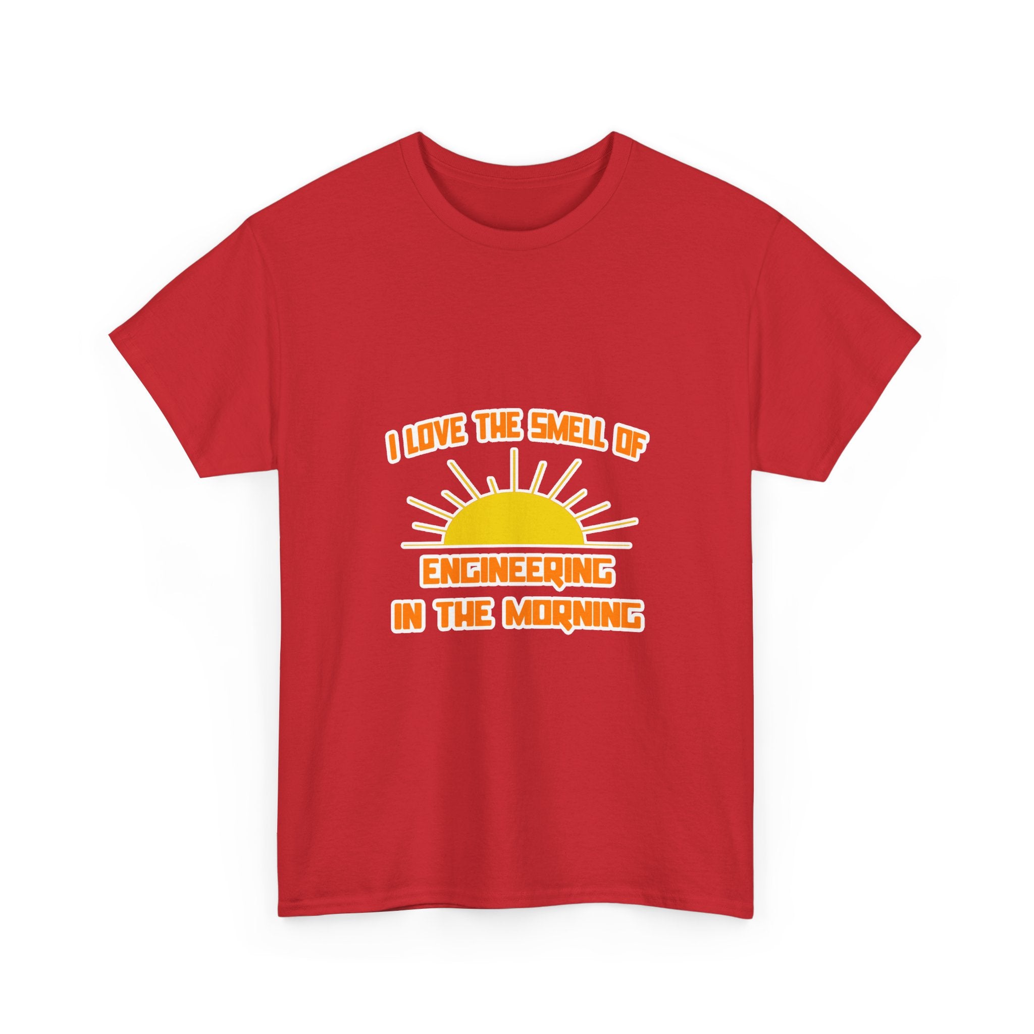 Smell of Engineering in the Morning - Unisex Heavy Cotton Tee