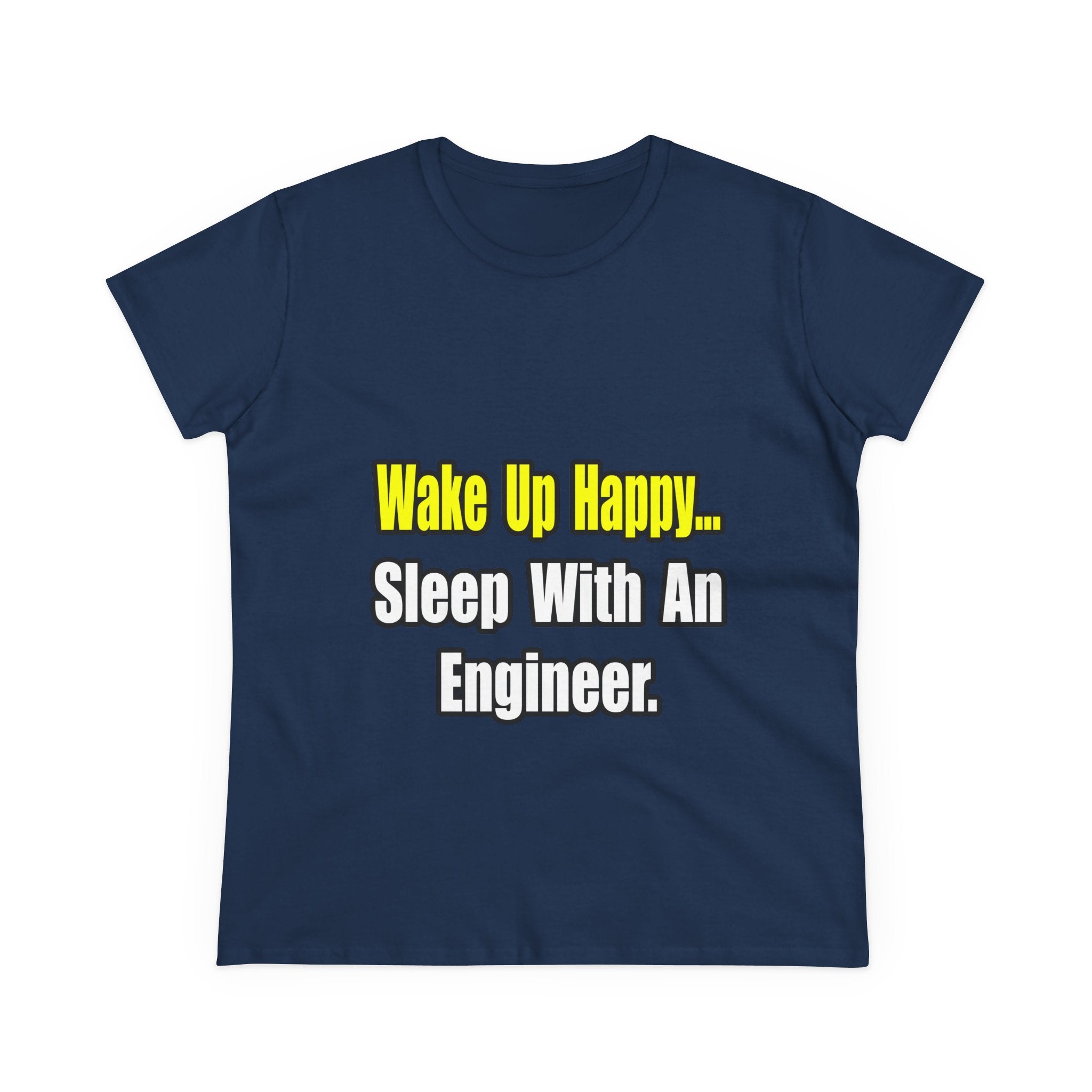 Sleep With Engineer - Women's Midweight Cotton Tee