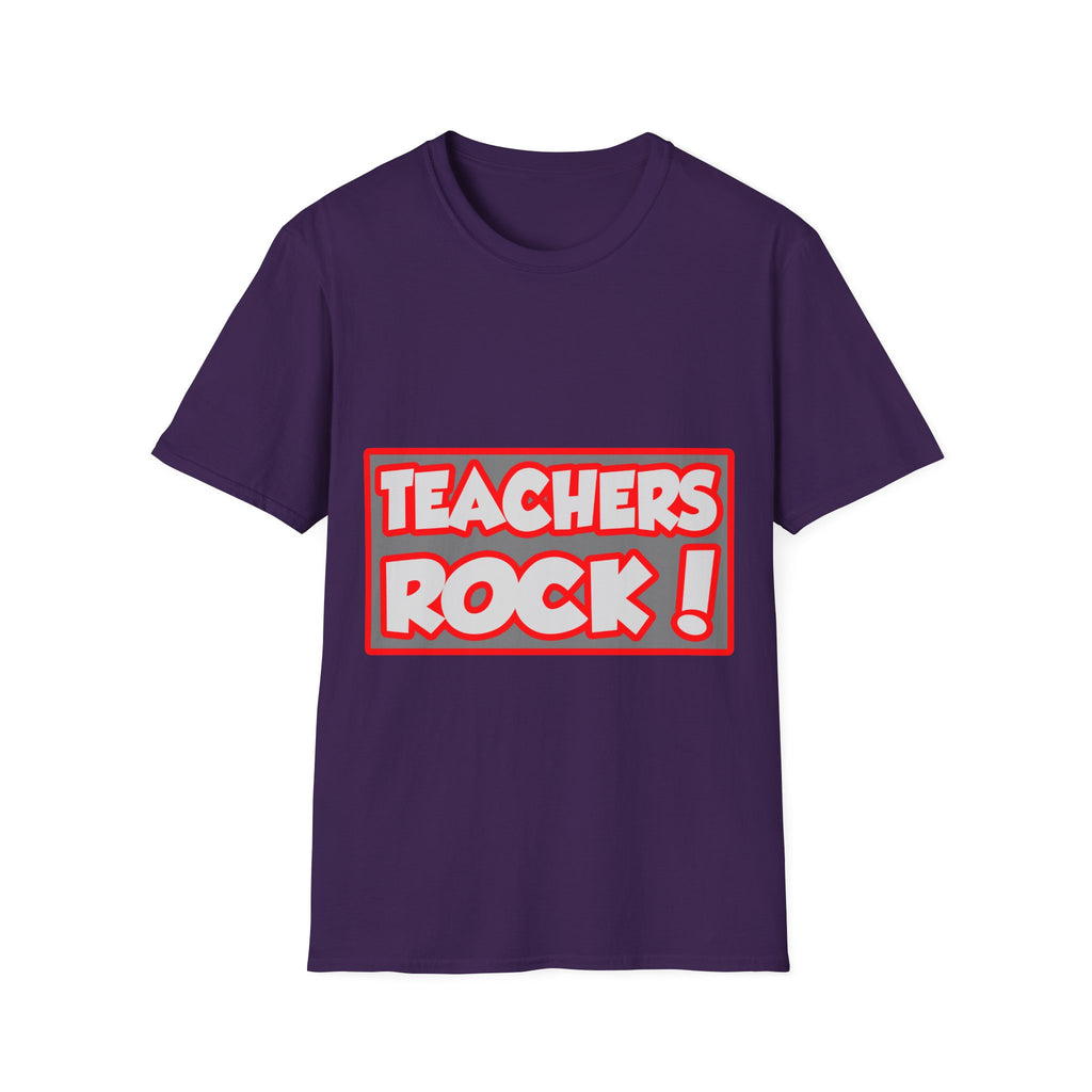 Teachers Rock! - Unisex Softstyle T-Shirt