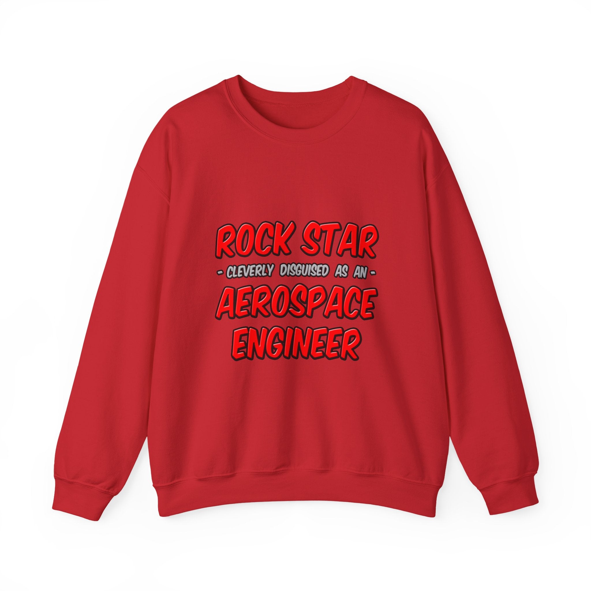 Rock Star...Aerospace Engineer - Unisex Heavy Blend™ Crewneck Sweatshirt