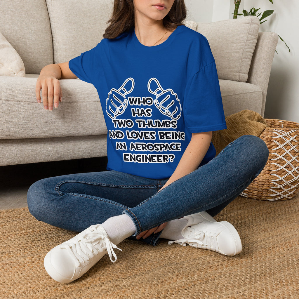 Two Thumbs...Aerospace Engineer - Unisex Softstyle T-Shirt