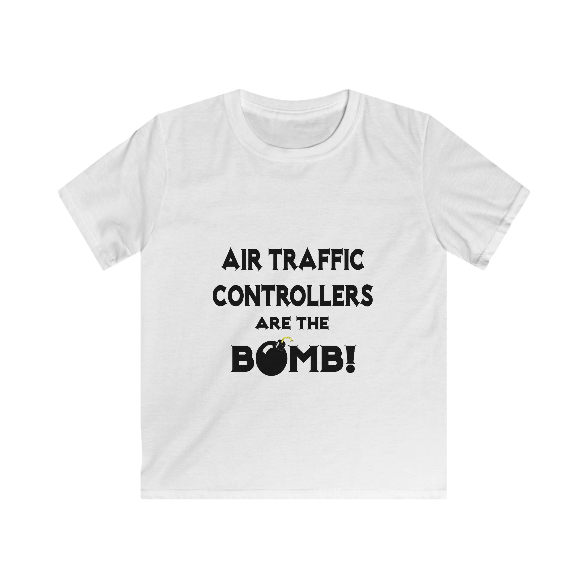 Air Traffic Controllers Are The Bomb! - Kids Softstyle Tee