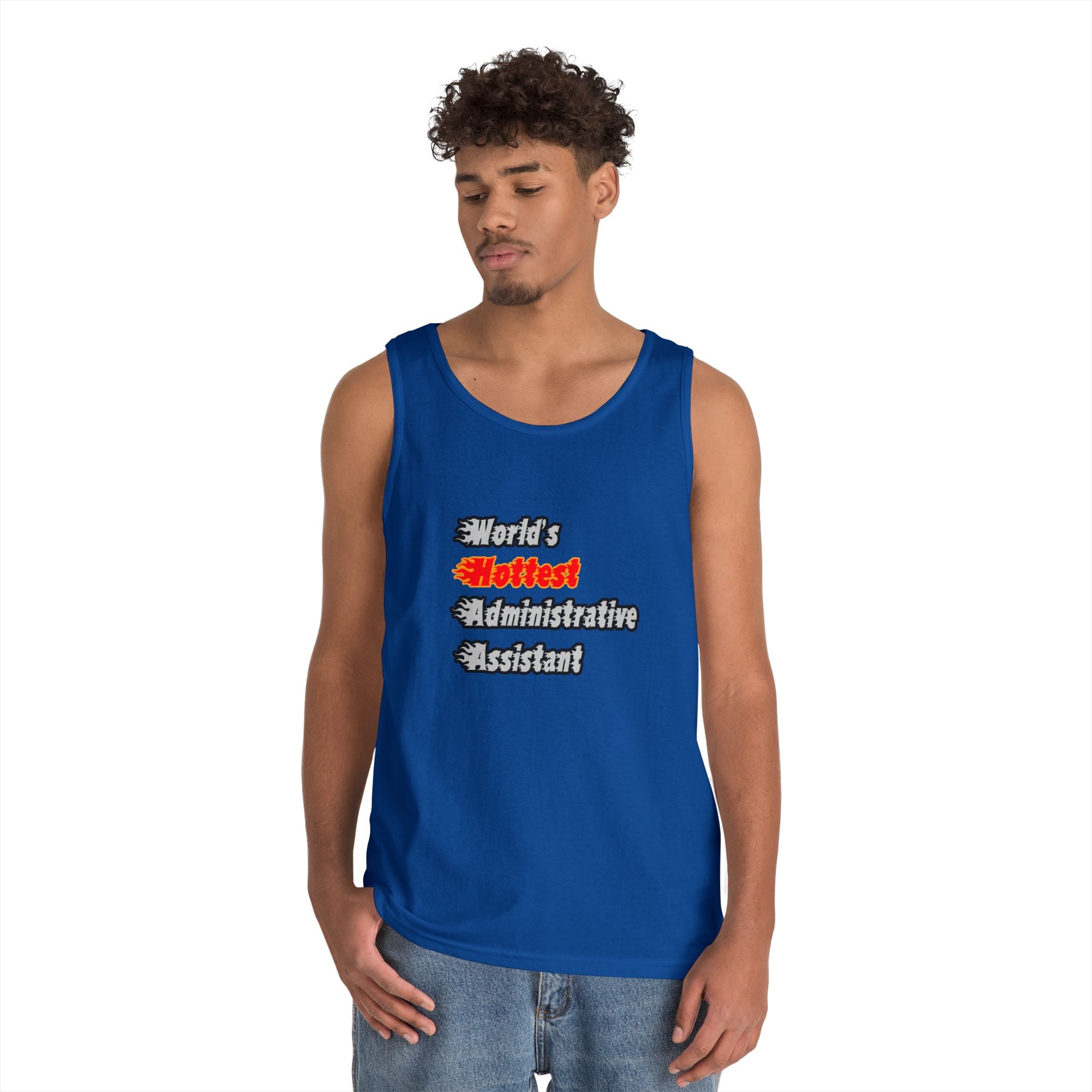 World's Hottest Administrative Assistant - Unisex Heavy Cotton Tank Top