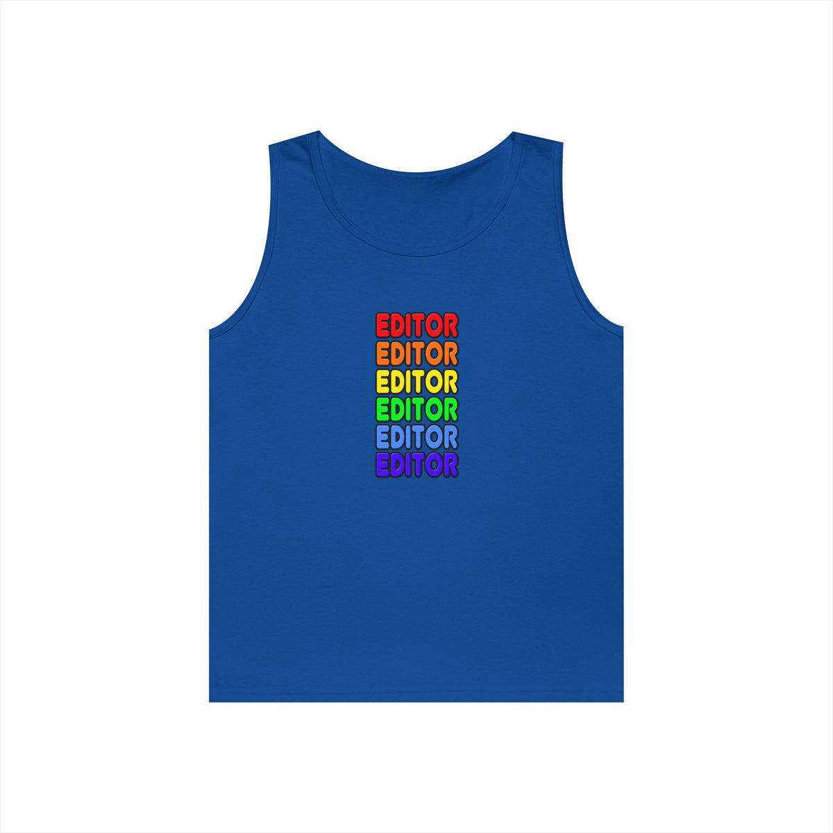 Rainbow Editor - Unisex Heavy Cotton Tank Top