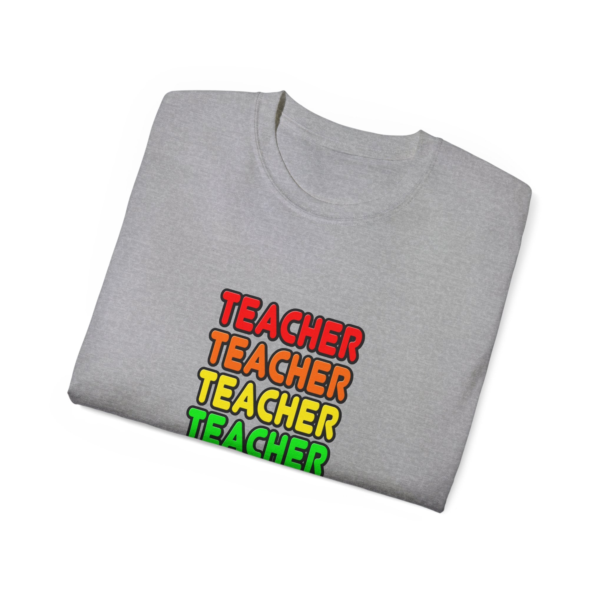 Rainbow Teacher - Unisex Ultra Cotton Tee