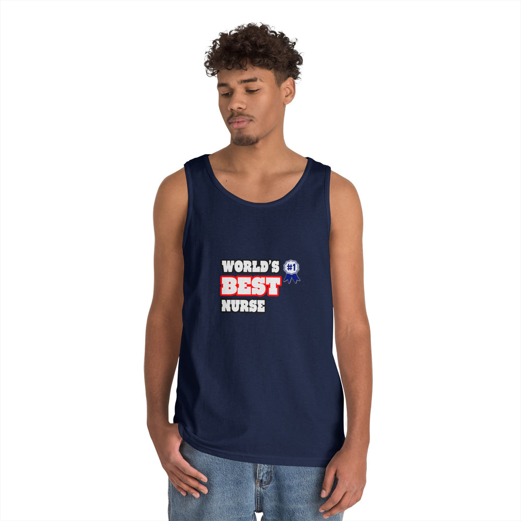 World's Best Nurse - Unisex Heavy Cotton Tank Top