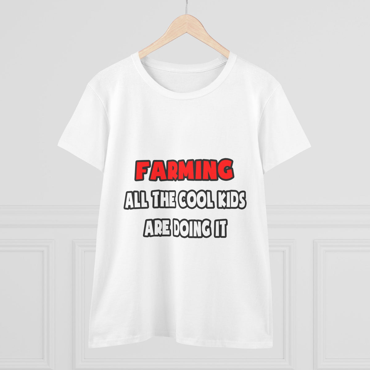 Funny Farmer Shirts and Gifts - Women's Midweight Cotton Tee