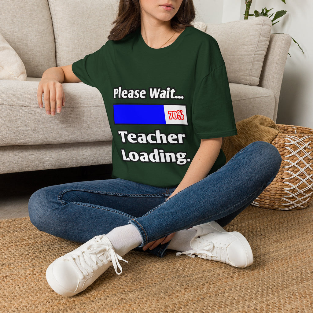 Please Wait...Teacher Loading - Unisex Softstyle T-Shirt