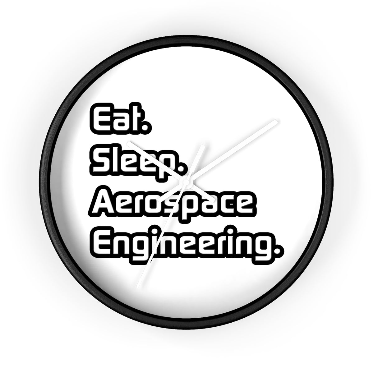Eat. Sleep. Aerospace Engineering - Wall Clock