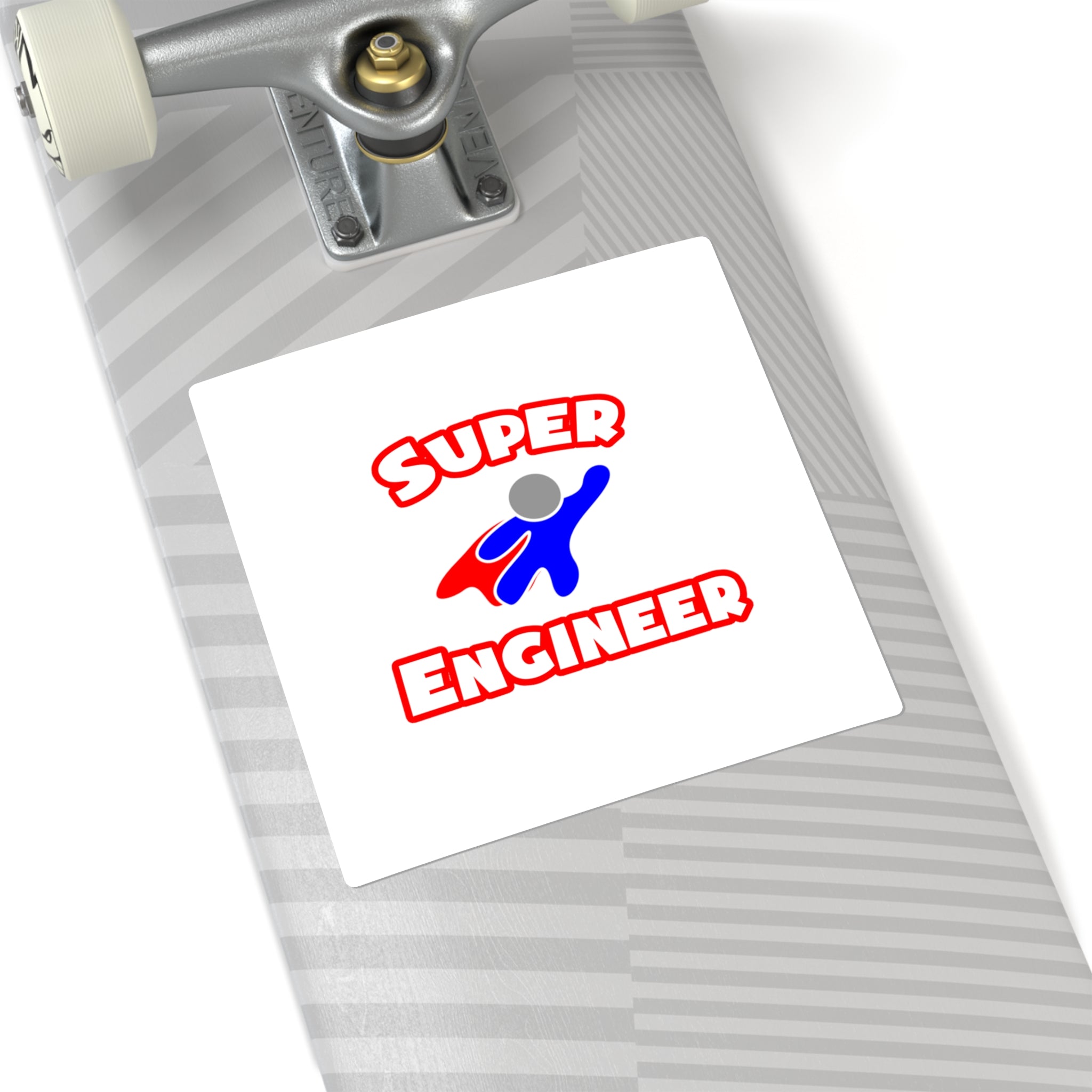 Super Engineer - Square Stickers