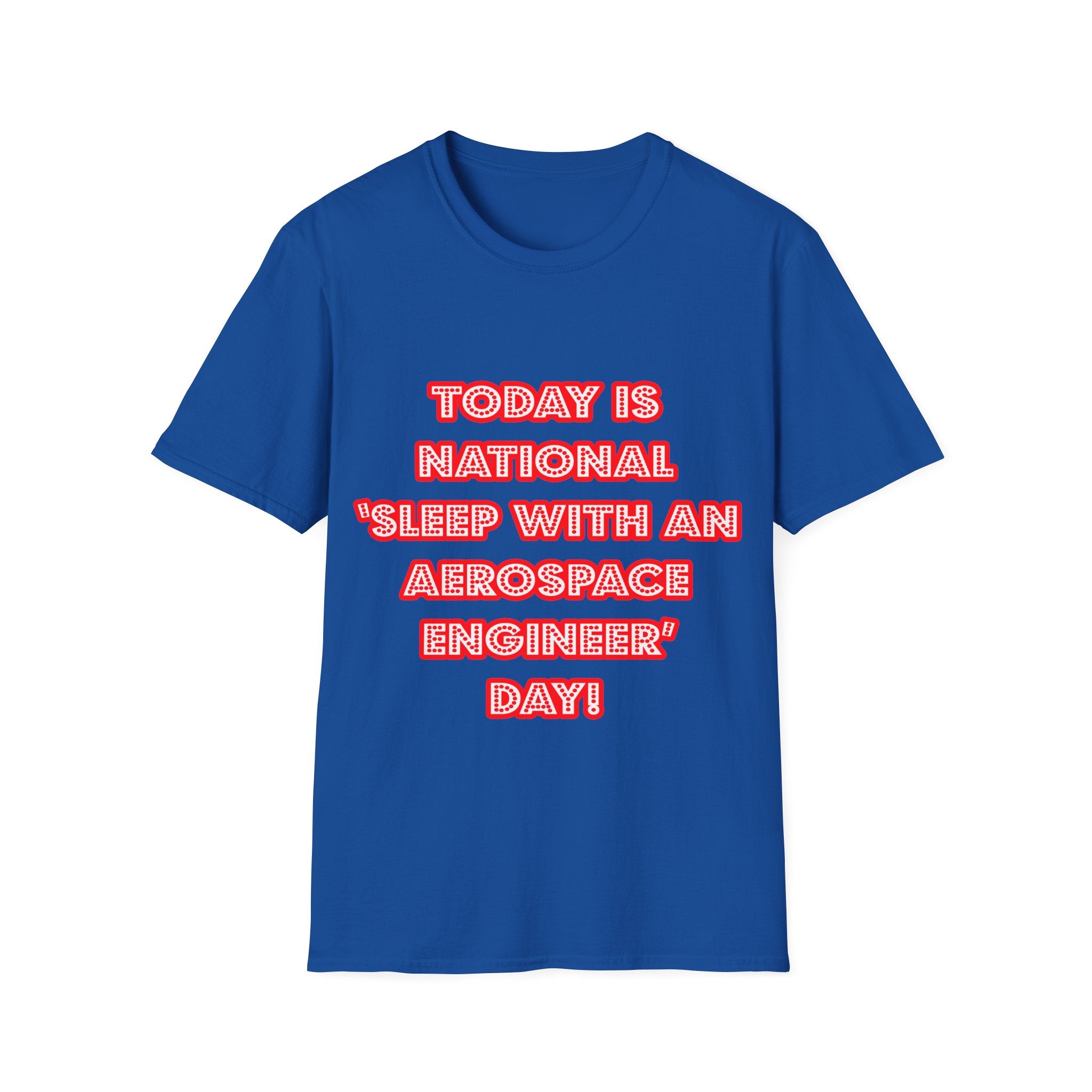 National 'Sleep With an Aerospace Engineer' Day - Unisex Softstyle T-Shirt