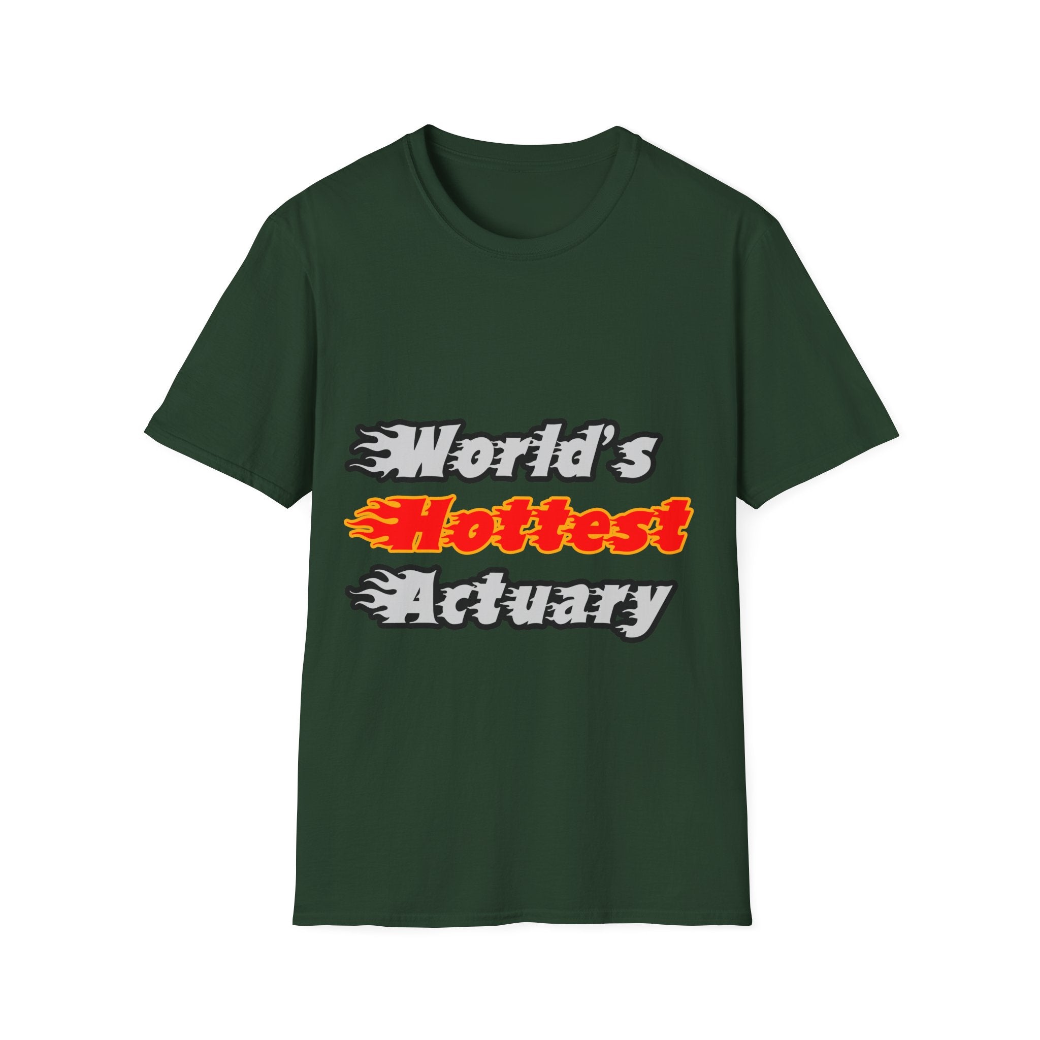 World's Hottest Actuary - Unisex Softstyle T-Shirt
