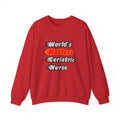 World's Hottest Geriatric Nurse - Unisex Heavy Blend™ Crewneck Sweatshirt