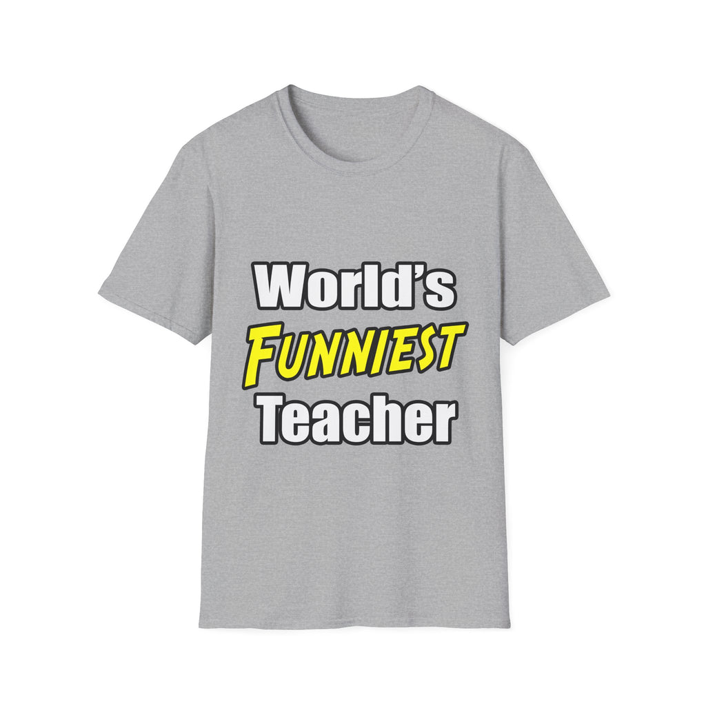 World's Funniest Teacher - Unisex Softstyle T-Shirt