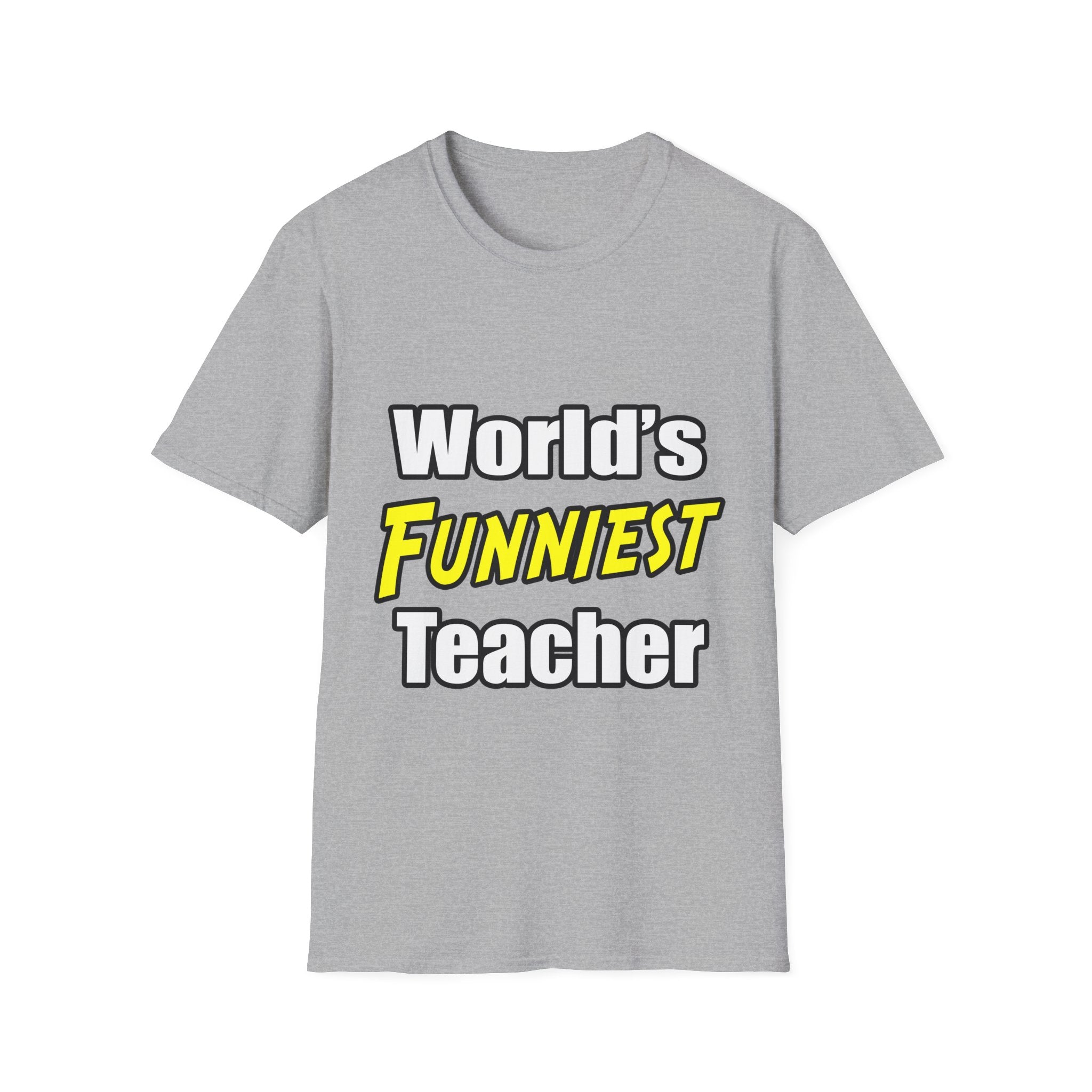World's Funniest Teacher - Unisex Softstyle T-Shirt