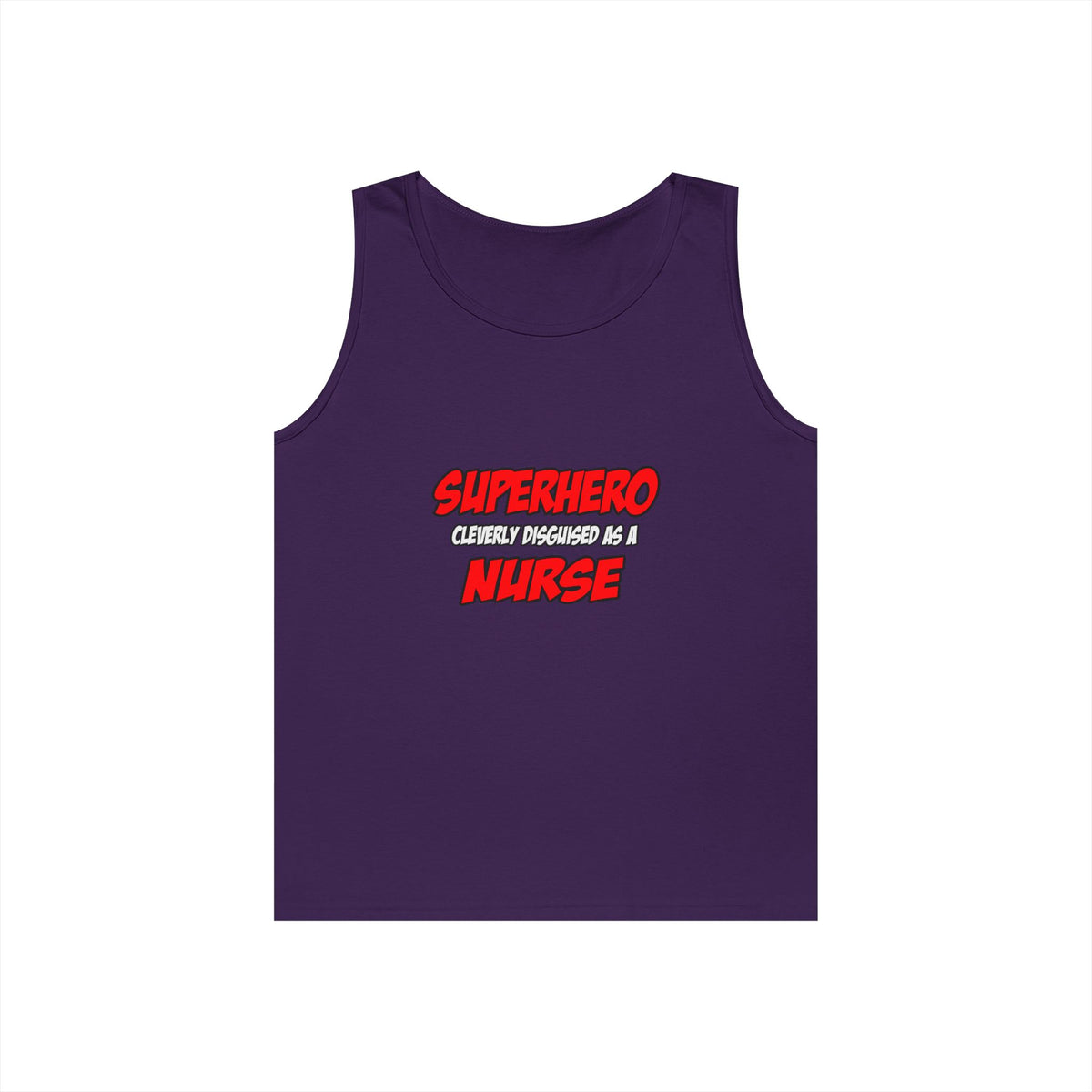 Superhero...Nurse - Unisex Heavy Cotton Tank Top
