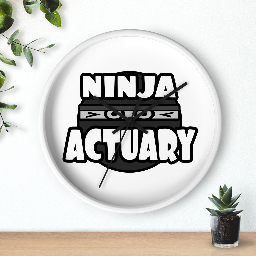 Ninja Actuary - Wall Clock