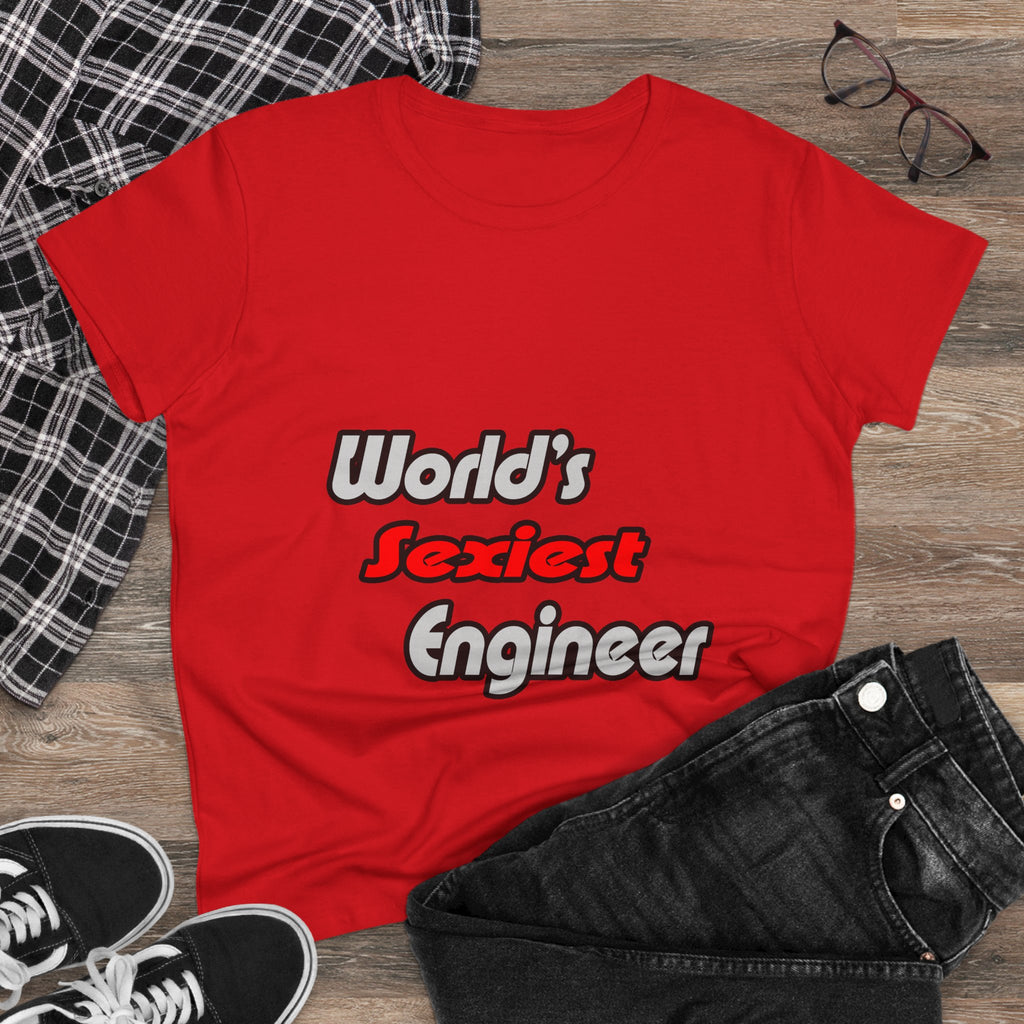 World's Sexiest Engineer - Women's Midweight Cotton Tee