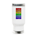 Rainbow Editor - Stainless Steel Travel Mug with Handle, 14oz