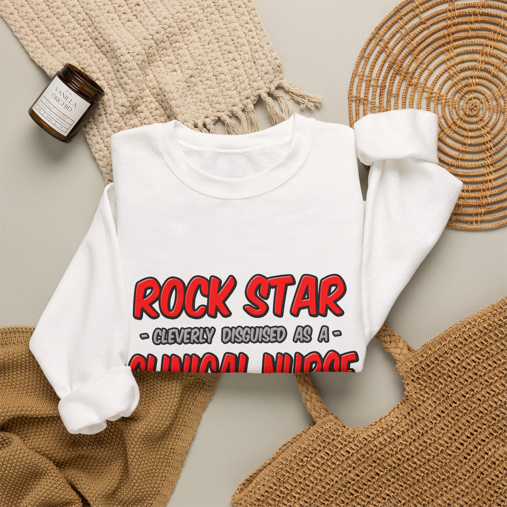 Rock Star .. Clinical Nurse Specialist - Unisex Heavy Blend™ Crewneck Sweatshirt