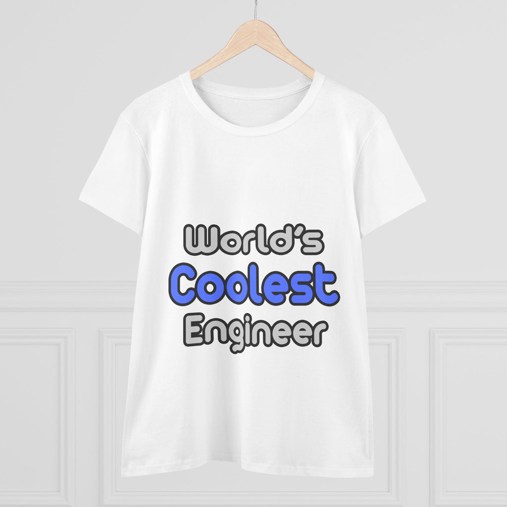 World's Coolest Engineer - Women's Midweight Cotton Tee